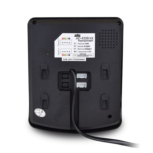 Комплект відеодомофону ATIS AD-430B Kit box black - Фото №7