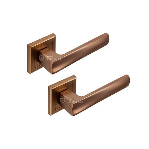 Ручки на розеті MVM/Linde A-2010 (T7a-E8a) MCF матова темна бронза - Фото №1