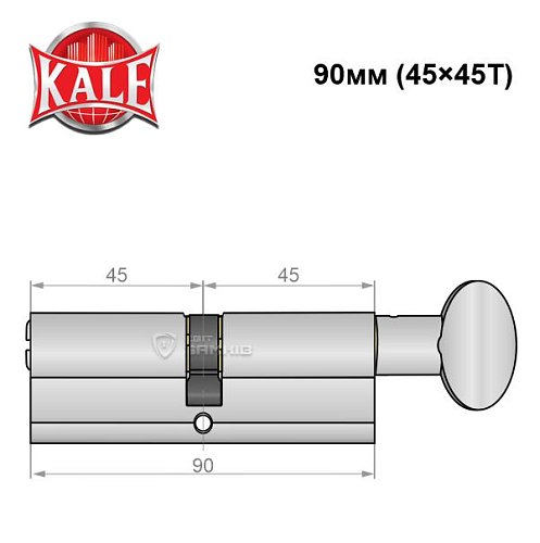Циліндр KALE 164 BM 90T (45*45T) SN - Фото №5