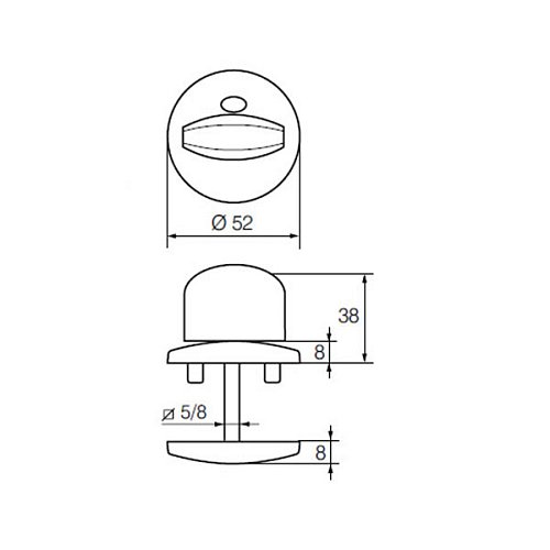 Вороток ABLOY LH002 (з індикатором) хром сатин - Фото №4