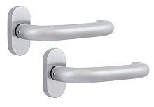 Ручки на розеті ROSTEX Albacete ES32 нержавіюча сталь матова