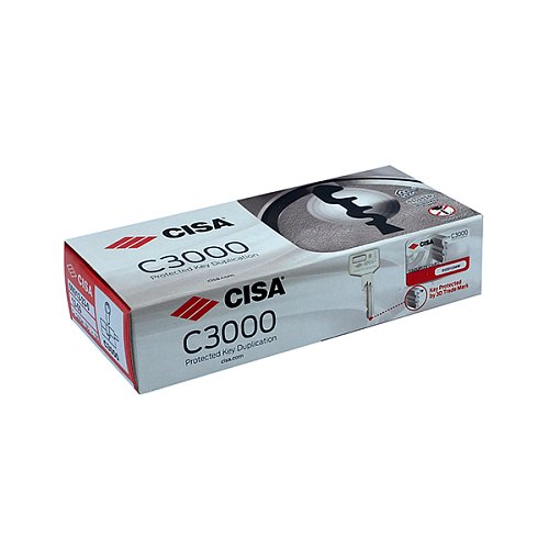 Циліндр CISA C3000 80T (35*45T) нікель матовий 3 ключі - Фото №12