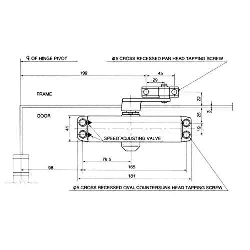 Дотягувач RYOBI S-8850T SLD HO з фіксацією до 45кг Білий - Фото №11