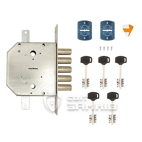 Механізм замка ЕЛЬБОР Граніт 1.06.02 (BS66,5мм) (н) - Фото №5