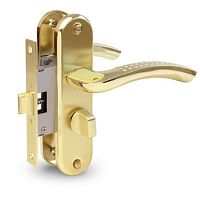 Комплект замка APECS 5526 WC (BS50*47мм) GM/G золото матове/золото
