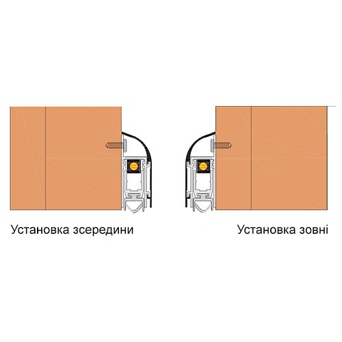 Поріг накладний висувний COMAGLIO 1450 83-63 см білий - Фото №4