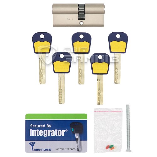 Циліндр MUL-T-LOCK Integrator 95 (45*50) нікель сатин - Фото №4