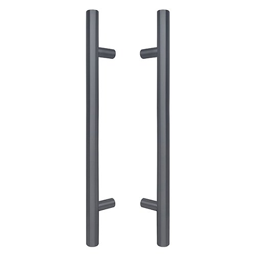 Ручки скоби ABARO Bali 90° L:1000 X:800 D:32mm SS 304 антрацит RAL 7016 (комплект) - Фото №1