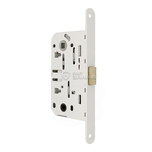 Механізм замка MVM P-2056 WC (BS50*96мм) пласт.язичок White білий - Фото №1
