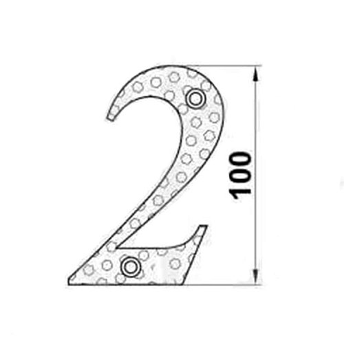 Цифра AMIG 2 чорна - Фото №2