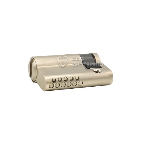 Циліндр половинка ABUS Bravus 4000 Compact 40 (30*10) нікель сатин 3 ключа - Фото №2