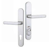 Ручки на планці з протектором ROSTEX Exclusive RX-40 85мм (40-50мм) нержавіюча сталь матова