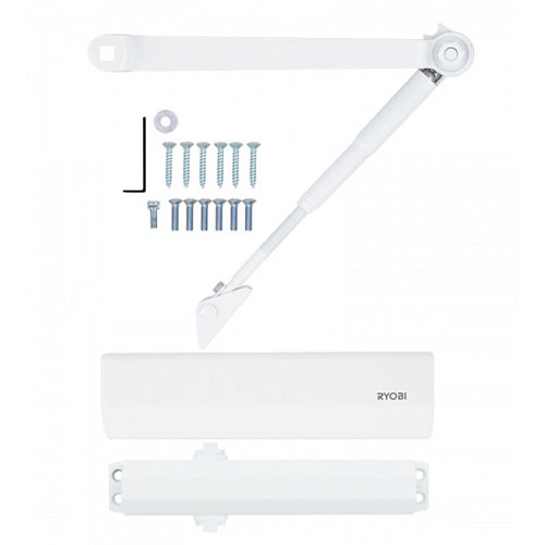 Дотягувач RYOBI DS-2550 GLOSSY WHITE BC STD_HO з фіксацією до 80кг Глянцевий білий - Фото №8