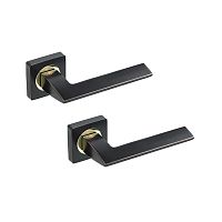 Ручки на розеті GAVROCHE Scandium AL-A1 ORB/PB чорний з патиною/золото