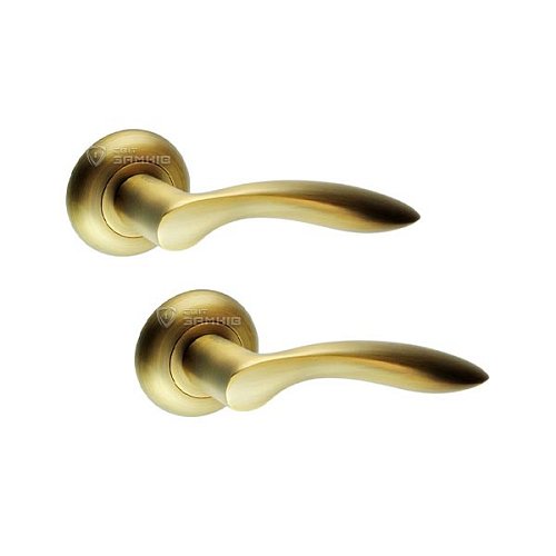 Ручки на розеті KEDR R10.050-AL MACC кава - Фото №1