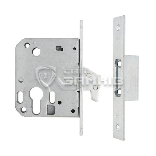 Механізм замка ABLOY 4232 (BS56мм) матовий хром + зворотня планка 0036 - Фото №4