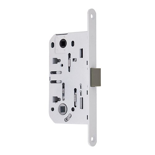 Механізм замка GAVROCHE GR96-K WC (BS50*96мм) пласт.язичок White білий - Фото №1