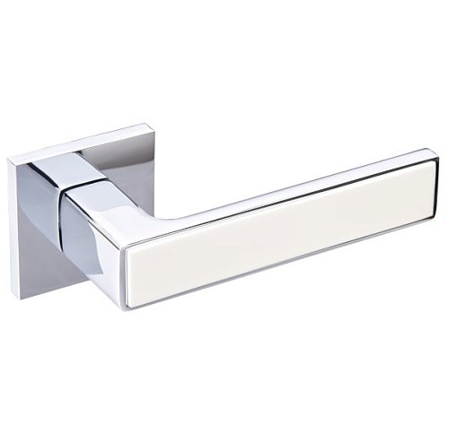 Ручки на розеті GAVROCHE Nikel Ni-Z25 CP/Beige хром/бежевий - Фото №4