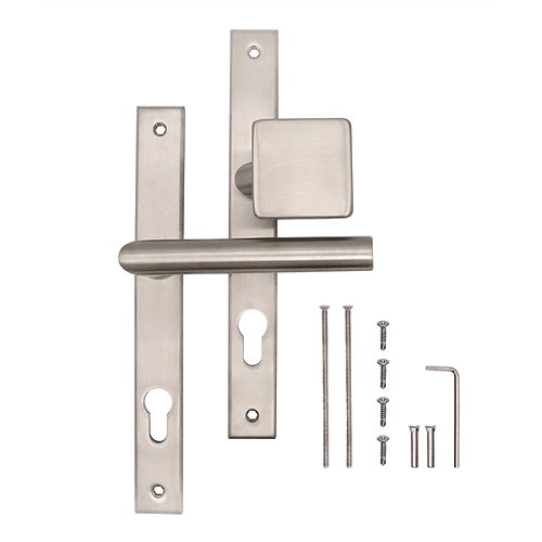 Ручки на планці ABARO Monaco FM фіксована-натискна нержавіюча сталь - Фото №4