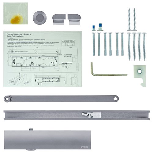 Дотягувач RYOBI D-3200T BC SLD HO з фіксацією до 80кг Сірий - Фото №12