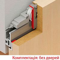 Розсувна система Design 80-M довжина 1,1 м на 1 полотно вагою до 80 кг