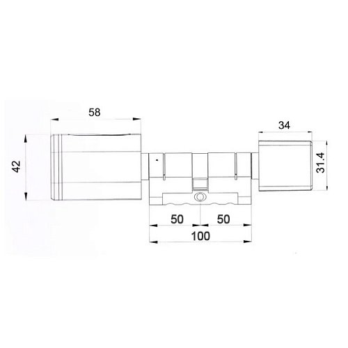 Розумний циліндр PES Cylinder 2 100T (50*50T) сірий - Фото №8