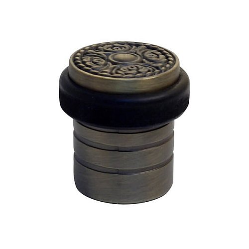 Стопор дверний підлоговий RDA Antique Collection EM-8030 антична латунь - Фото №1