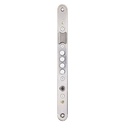 Механізм замка MUL-T-LOCK M265 4-х спрямований (BS65*90мм) хром полірований без зв.планки - Фото №4