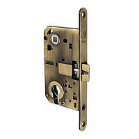 Механізм замка GAVROCHE GR85 PZ (BS50*85мм) метал.язичок AB бронза
