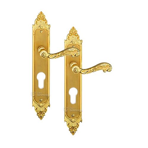 Ручки на планці TUPAI Rococo 2284-55 золото поліроване - Фото №1