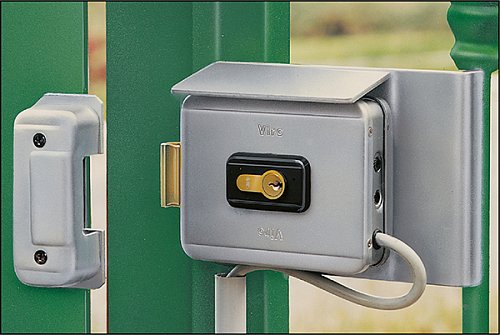 Електромеханічний замок VIRO V90 накладний (BS70мм) відкривання назовні  - Фото №5