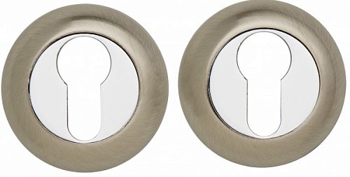 Накладки на серцевину KEDR ET 1001 SN/CP сатин/хром