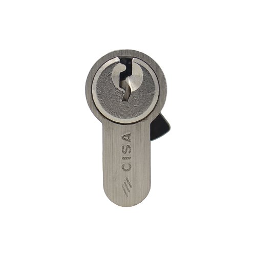 Циліндр CISA C2000 100 (50*50) нікель матовий 3 ключі - Фото №3