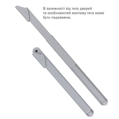 Тяга ABLOY DC197 стандартна Сірий - Фото №3