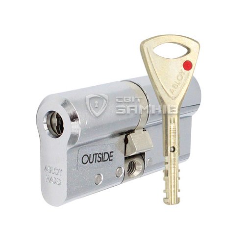 Циліндр ABLOY Protec2 123 (72Н*51) (Н - гартована сторона) хром полірований - Фото №1