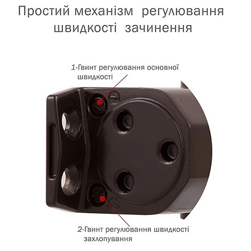 Дотягувач RYOBI D-2050T BC SLD до 60кг FIRE Коричневий - Фото №6