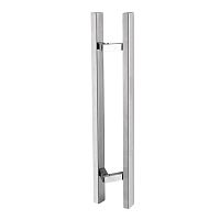Ручка скоба PROFIT Bergama 750/500.45 (комплект) труба 40*20 нержавіюча сталь глянцева