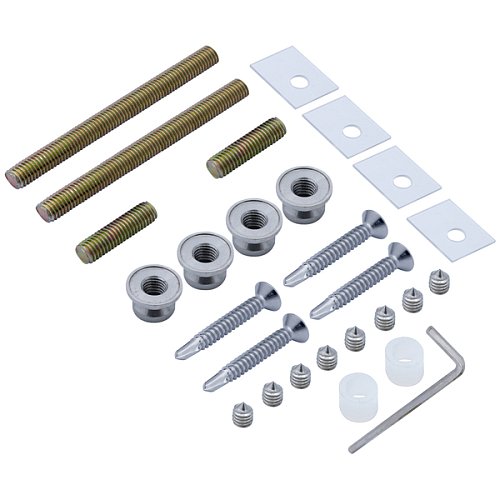 Ручки скоби ABARO Sydney 45° L:1200 X:1000 W:40*20mm SS 304 чорний RAL 9005 (комплект) - Фото №9