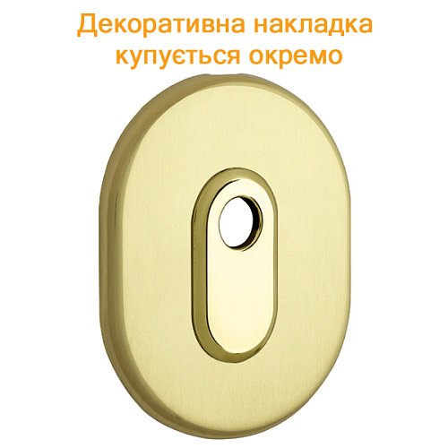 Щиток DISEC A2427 овальний латунь полірована - Фото №6