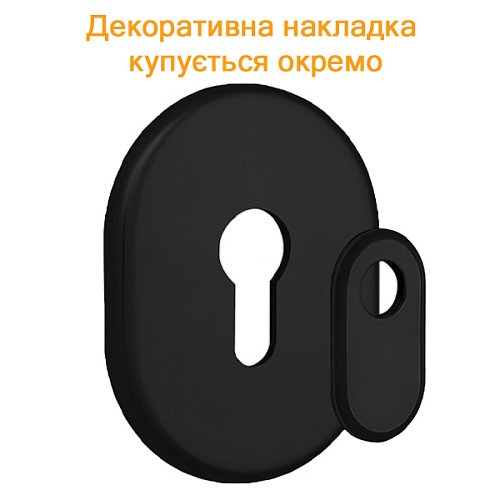 Щиток DISEC A2427 овальний чорна фарба - Фото №5