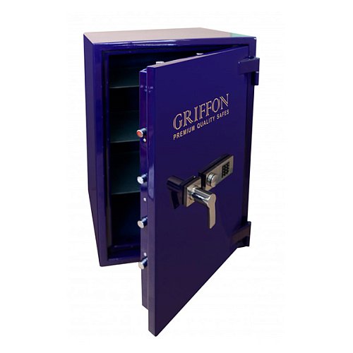 Сейф зламостійкий GRIFFON CLE III.110.E COMBI GLOSS BLUE - Фото №2
