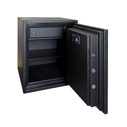 Сейф вогнестійкий GRIFFON FRS.57.E BLACK - Фото №2