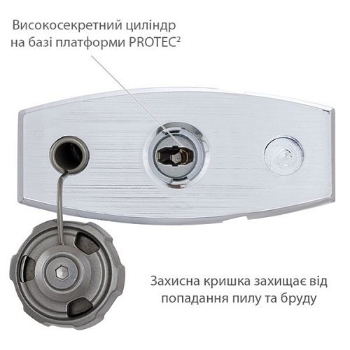 Замок навісний ABLOY PLLW340T Protec 2 CLIQ без ключів - Фото №3