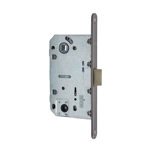 Механізм замка MVM P-2056 WC (BS50*96мм) пласт.язичок MA матовий антрацит - Фото №1