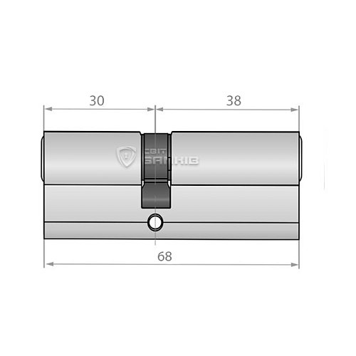 Циліндр RDA 68 (30*38) антична латунь - Фото №5