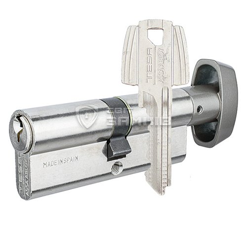 Циліндр TESA TE5 70T (35*35T) нікель сатин 5 ключів - Фото №1