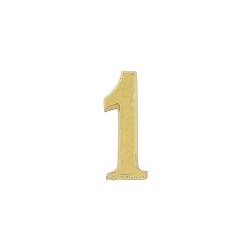Цифра 1 латунь /Ш/ - Фото №5