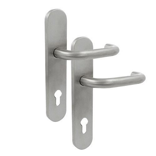 Ручки на планці AMIG мод.3PXB85 нержавіюча сталь - Фото №1