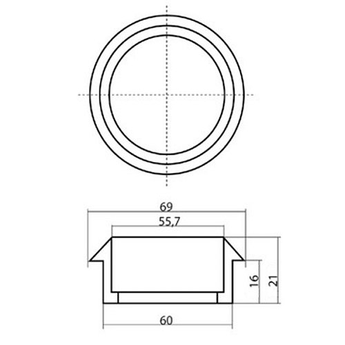 Чашка KEDR CV01-16-69 AB бронза - Фото №2