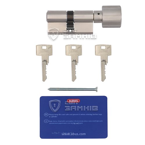 Циліндр ABUS Vitess 4000 MX (модульний) 110T (50*60T) нікель сатин - Фото №6